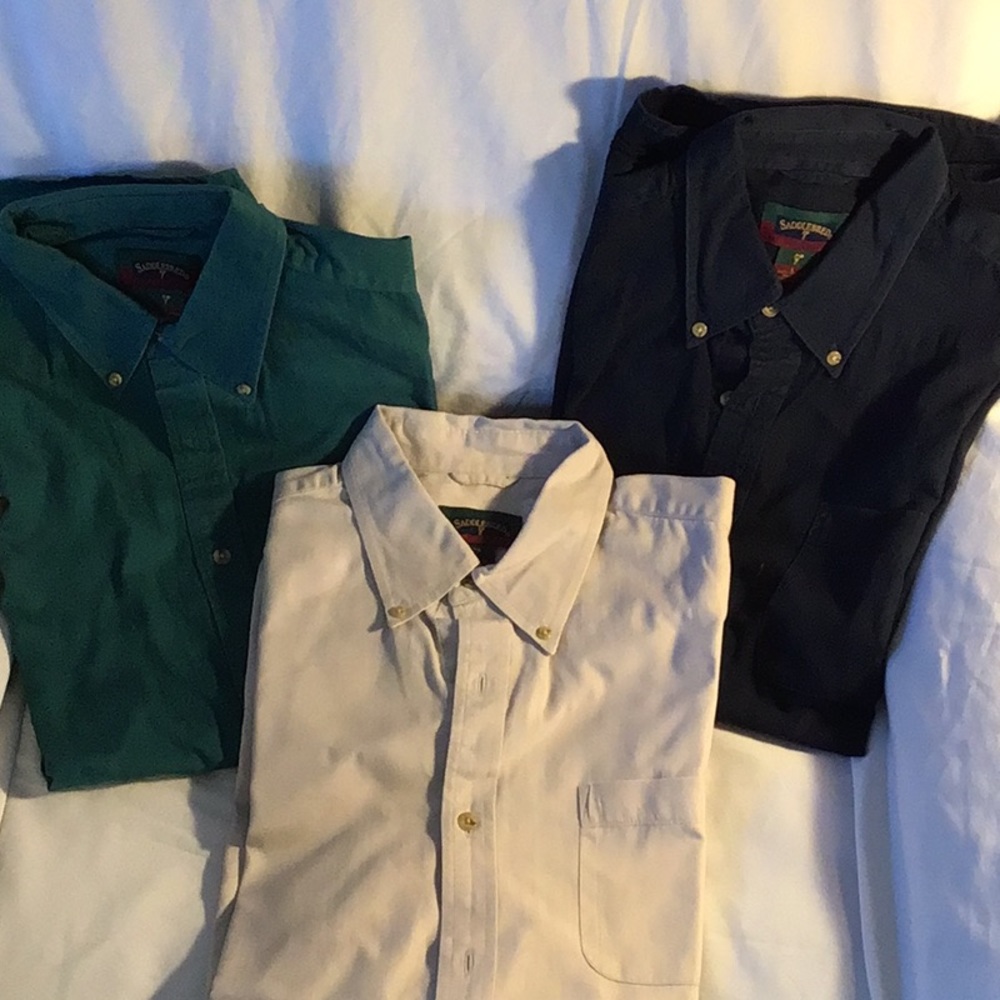 Men’s Staple Piece Saddlebred short sleeve Button up shirts